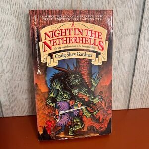 A Night in the Netherhells Craig Shaw Gardner 1987 Ace Fantasy Ebenezum Trilogy